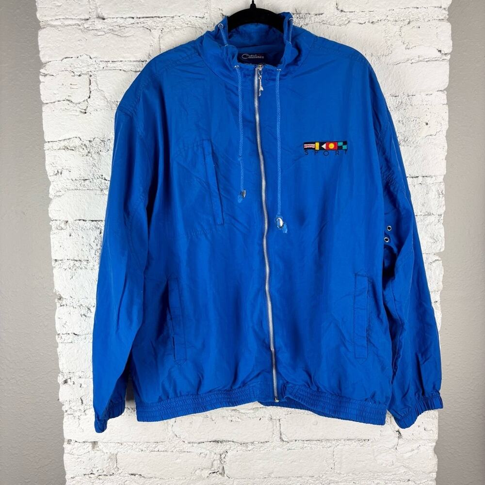 Vintage Catalina Royal Blue Nylon Jacket